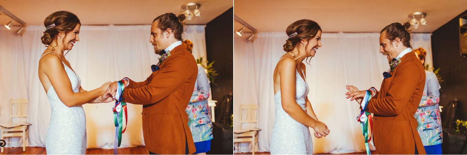 irish ribbon wedding ceremony